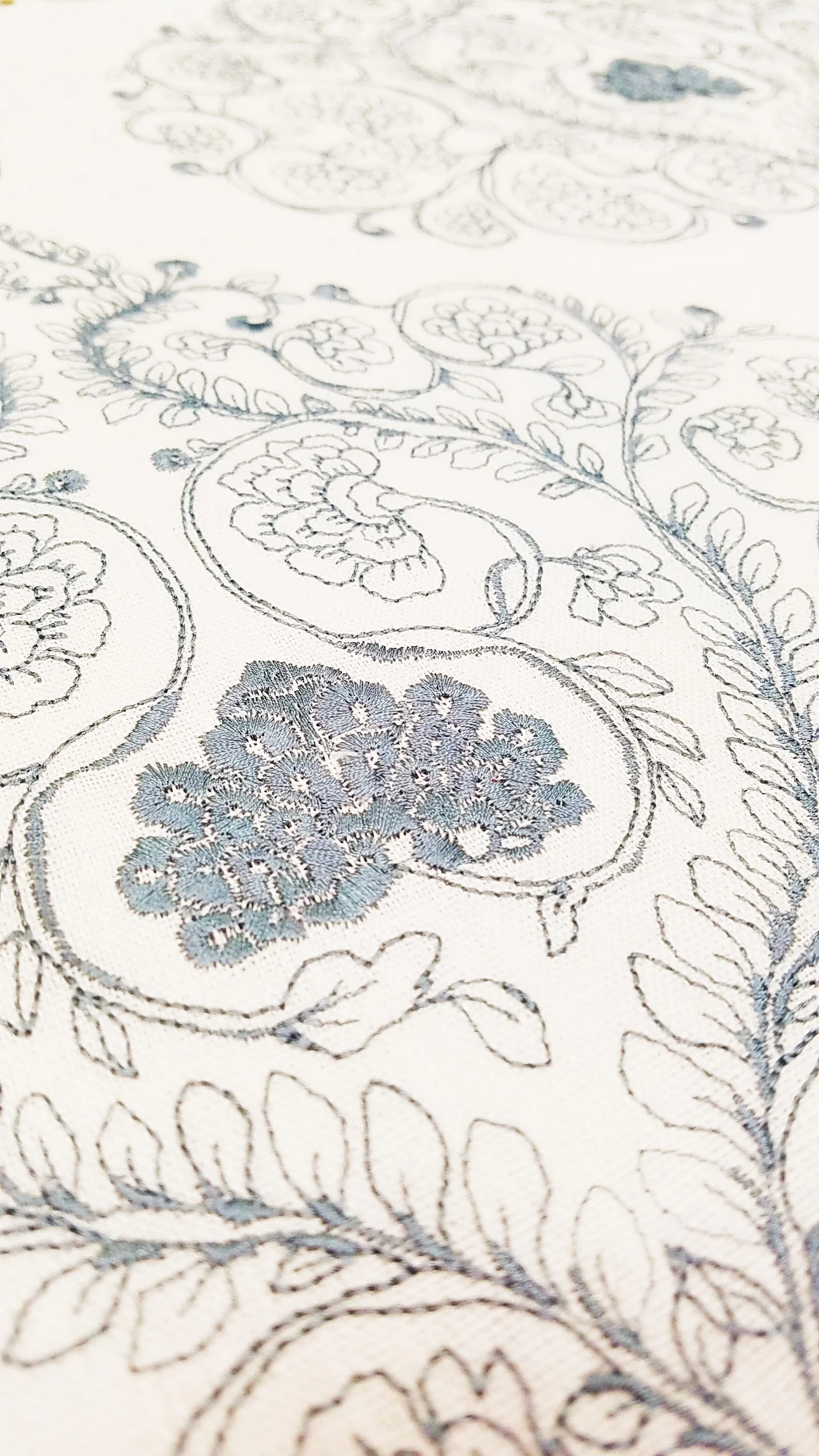 malabar fabrics sarod 03 detail embroidery drapery