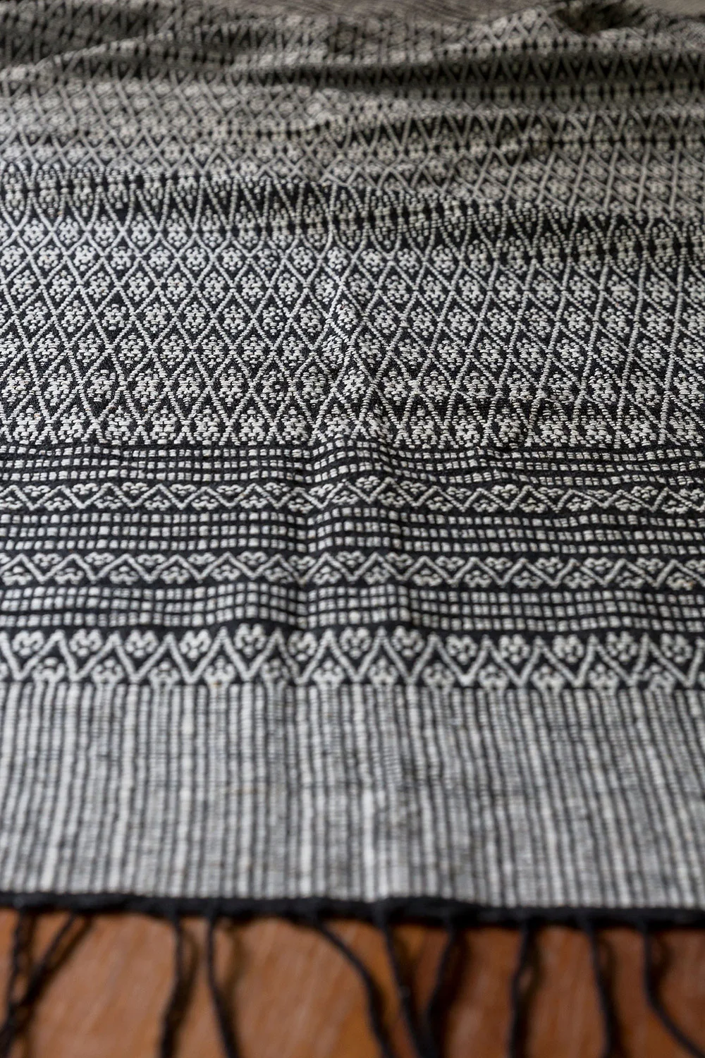 Black and White Cotton Wallhanging