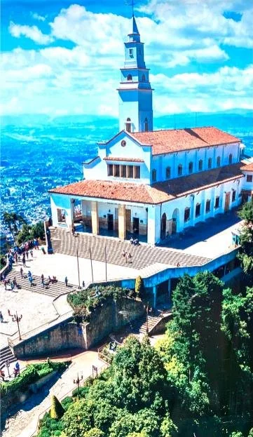 Aerial view of Monserrate church