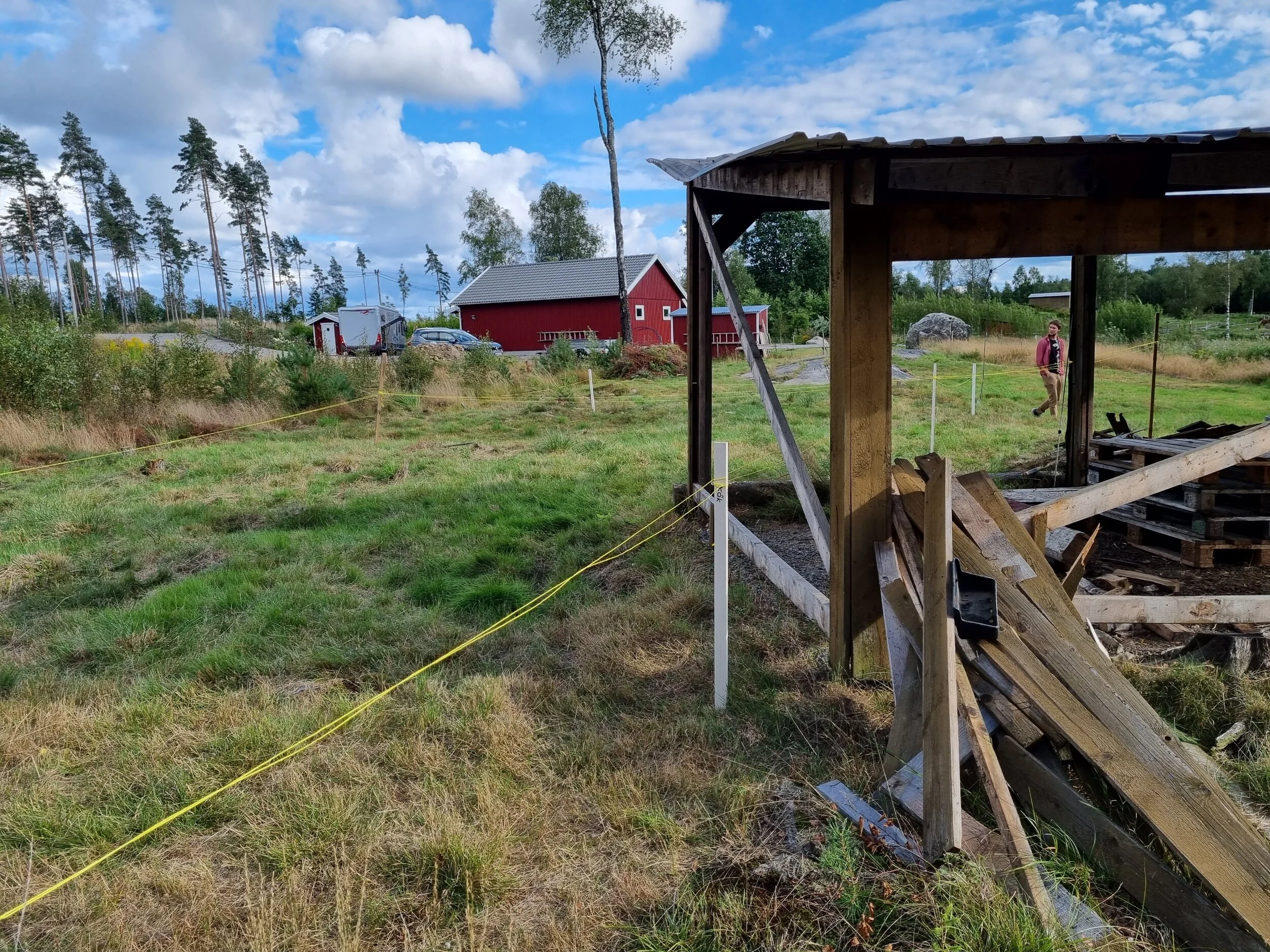 Uterum/köksvägg