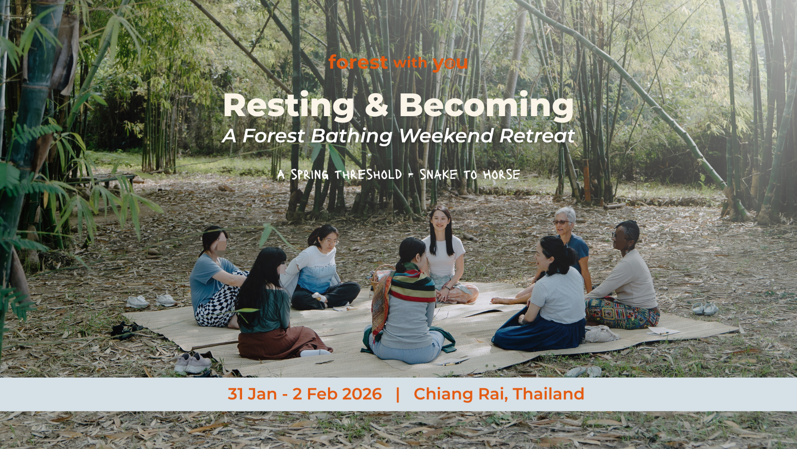 Resting & Becoming: a Forest Bathing Weekend Retreat