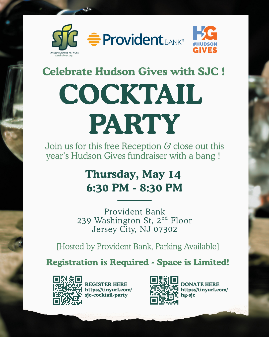 2026 Hudson Gives Cocktail Party @ Provident Bank