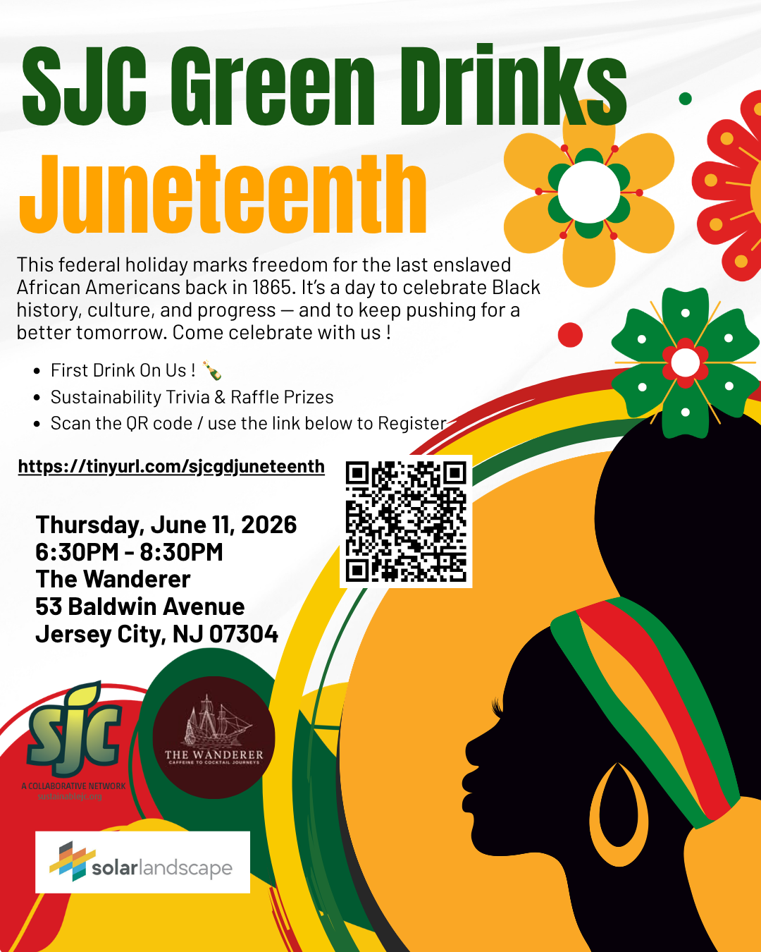SJC Green Drinks - First Drink on Us !