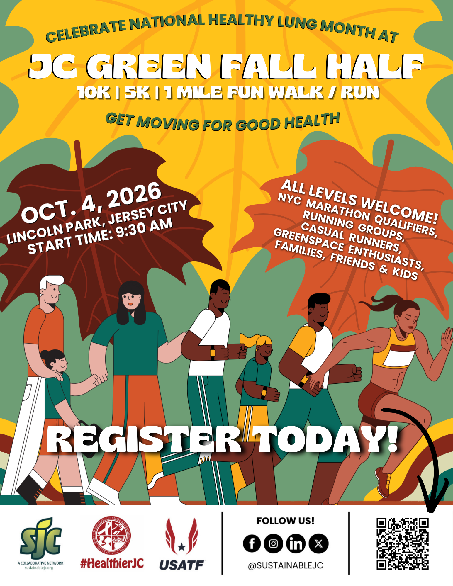 2026 JC Green Fall Half Marathon | 10K | 5K