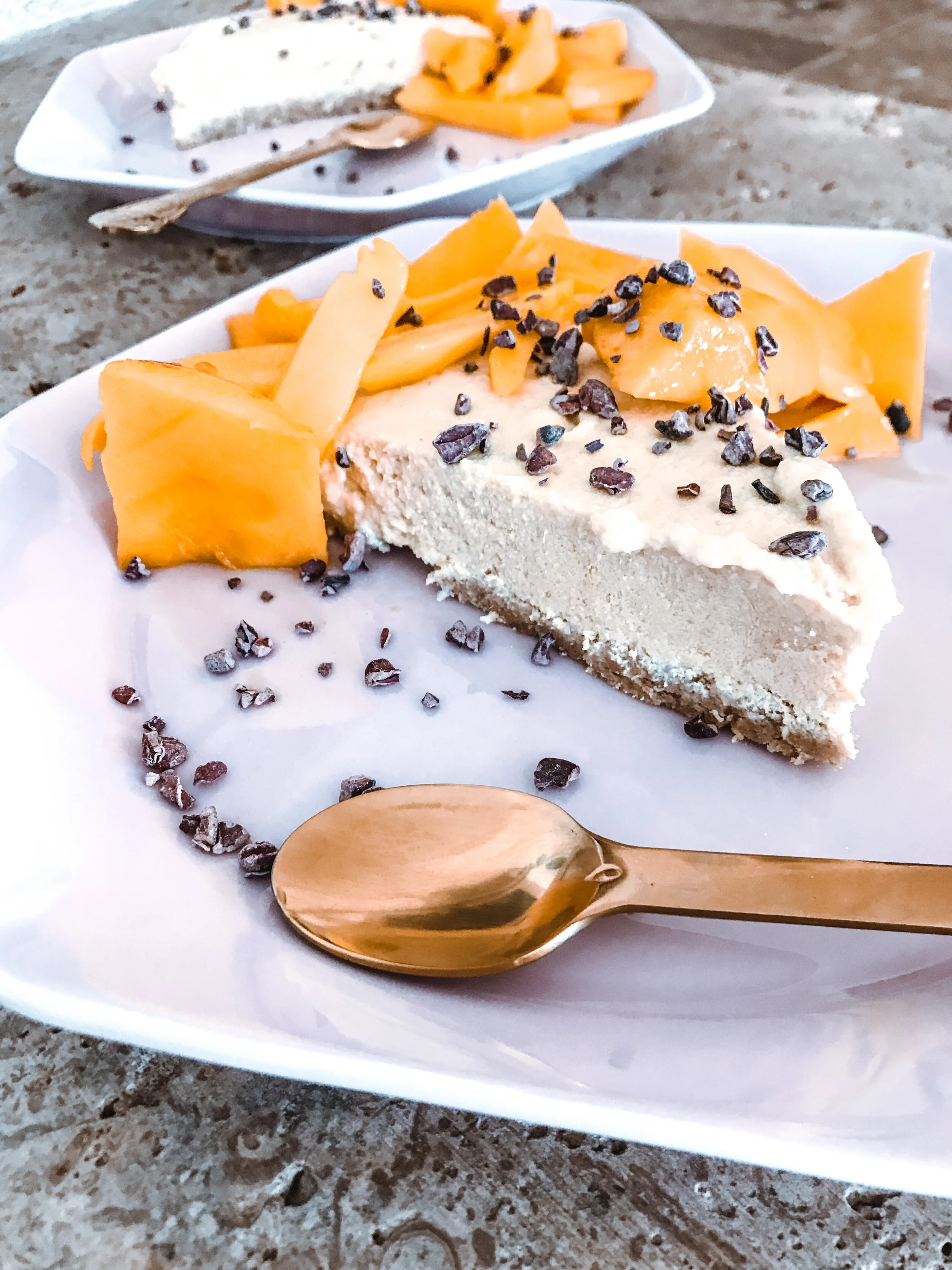 Mango Cheesecake (v+gf+paleo)
