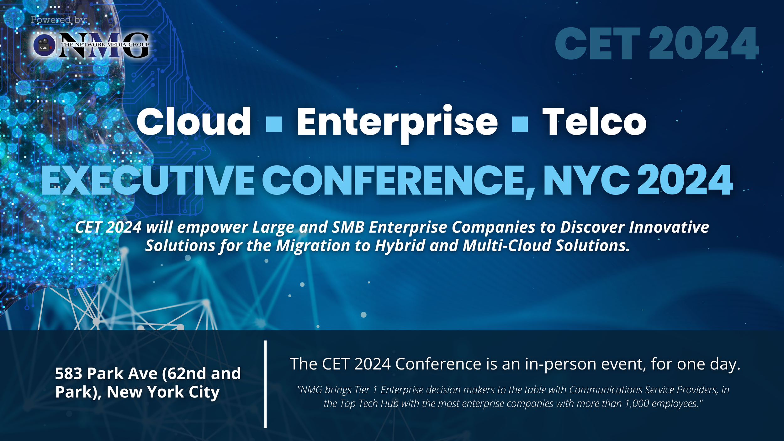 CET 2024- Cloud Enterprise Telco Conference and Workshop — The Network ...