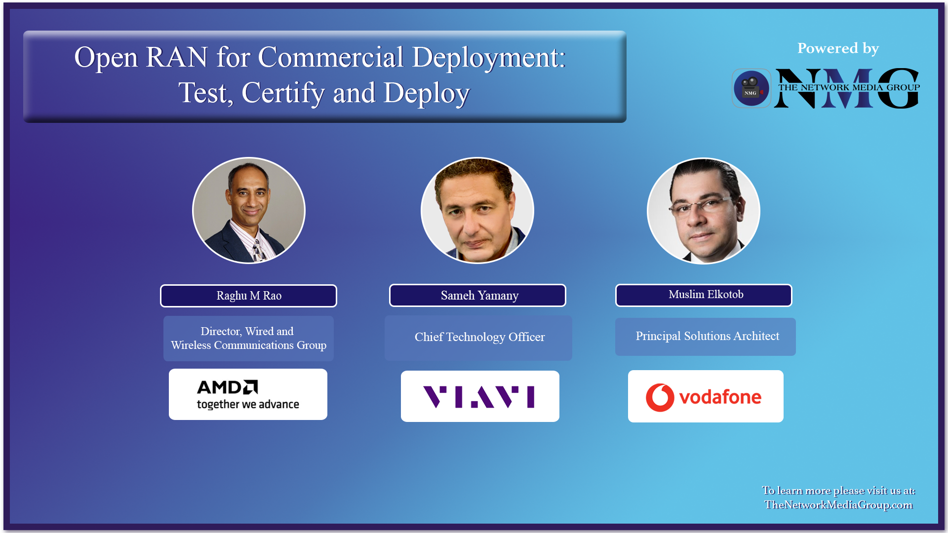 On-Demand- May 19th: Open RAN for Commercial Deployment: Test, Certify and Deploy
