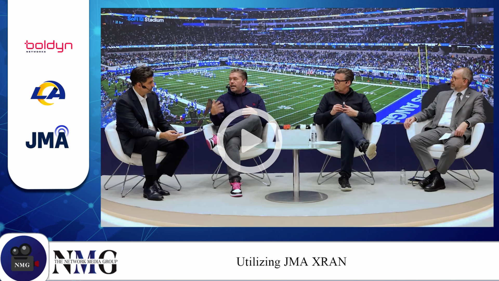 Utilizing JMA XRAN as a signal source for sustainable in-building connectivity in Sports Venues