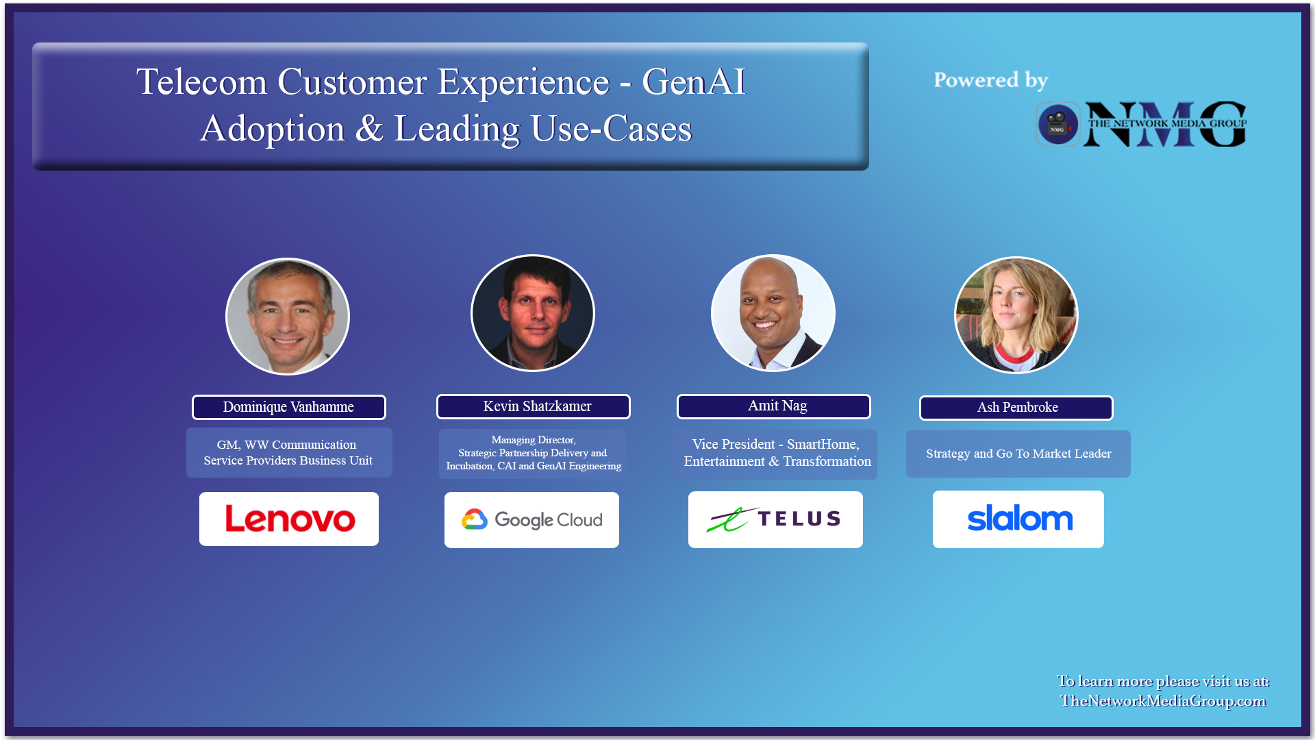 Telecom Customer Experience - GenAI Adoption & Leading Use-Cases