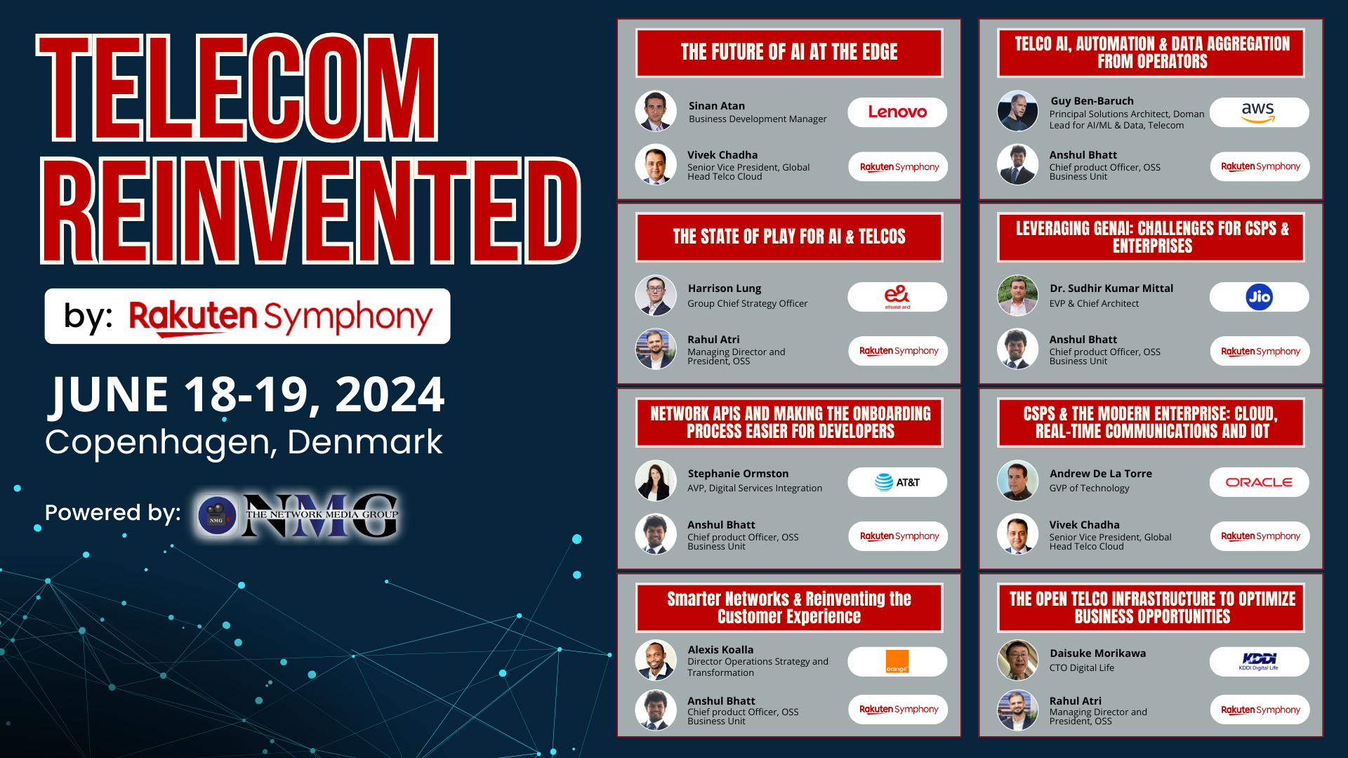 Telecom Reinvented: June 18th, 19th, Copenhagen