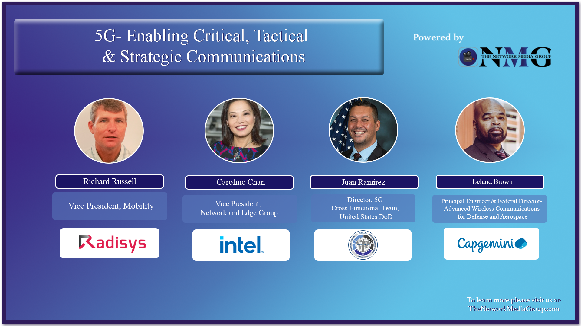 On-Demand September 18th | 5G- Enabling Critical, Tactical &amp; Strategic Communications