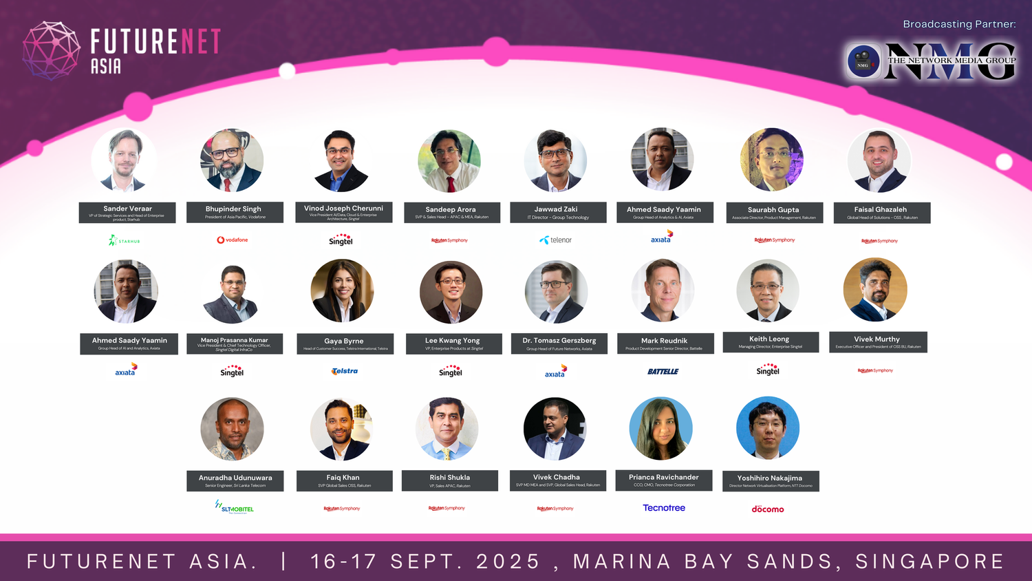 NMG & APAC Telcos | Futurenet Asia, Singapore — The Network Media Group