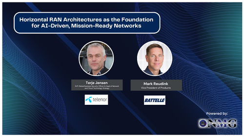 Dynamic Ran Architecture Horizontal RAN Architectures as the Foundation for AI-Driven, Mission ...