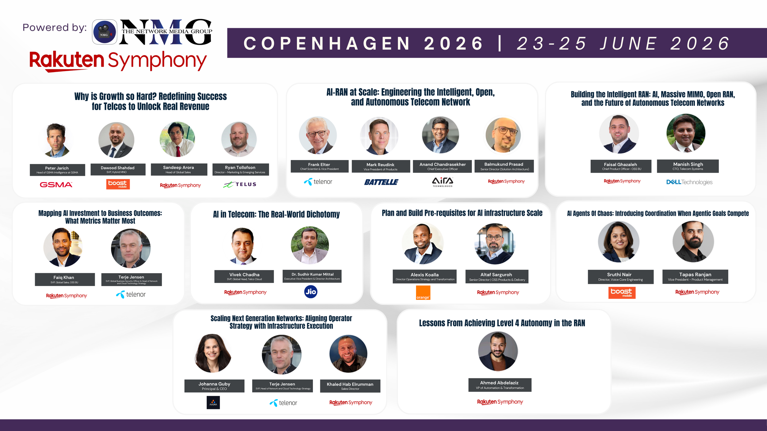 Copenhagen 2026: NMG Program, hosted by Rakuten Symphony: All Registrants Will Receive the Full Program Content Directly to their Email on June 30th