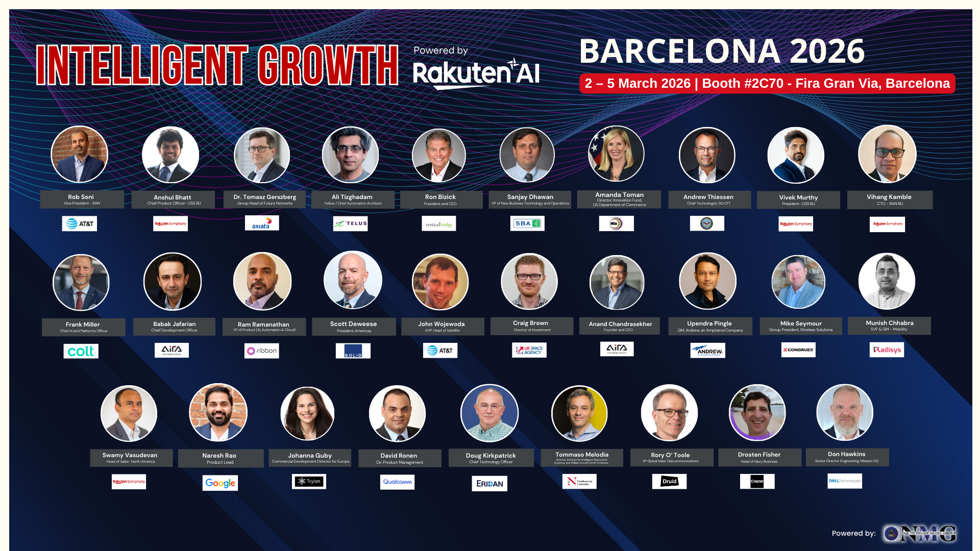 Barcelona 2026, Sessions, Hall 5, Booth 2C70