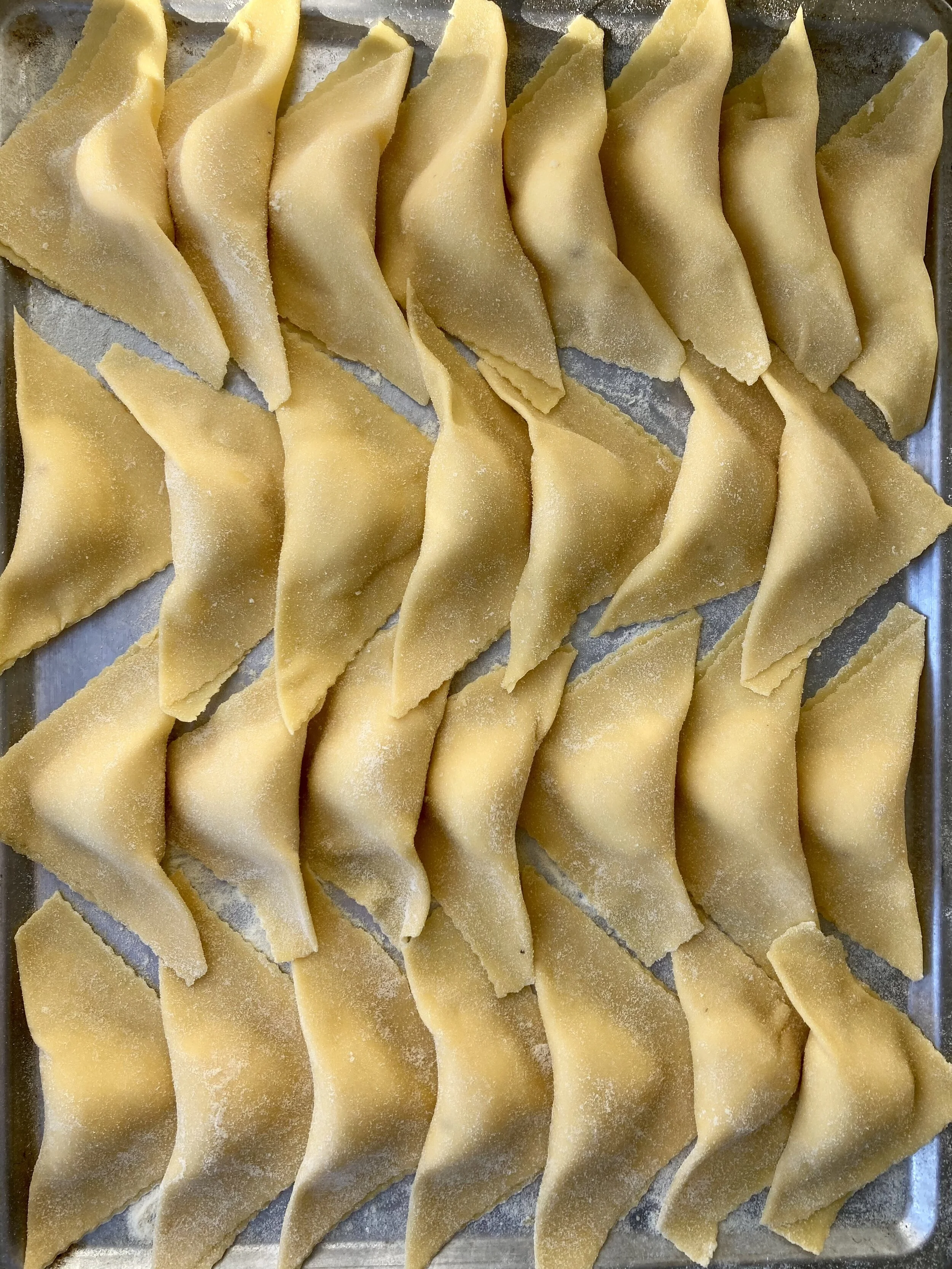 Ricotta and spinach ravioli with truffle  butter