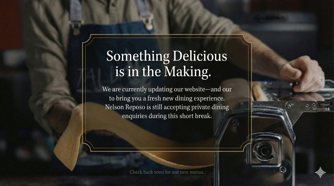 Chef Nelson Reposo preparing fresh pasta