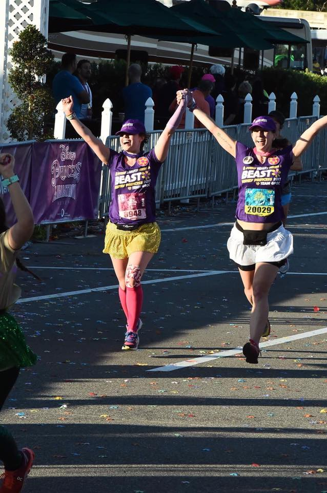 Coming into the finish line!!