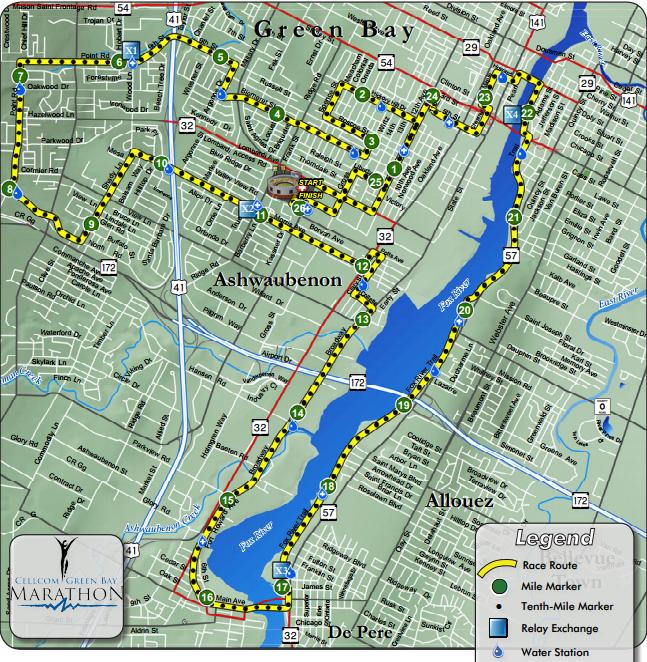 Course map provided by race website.