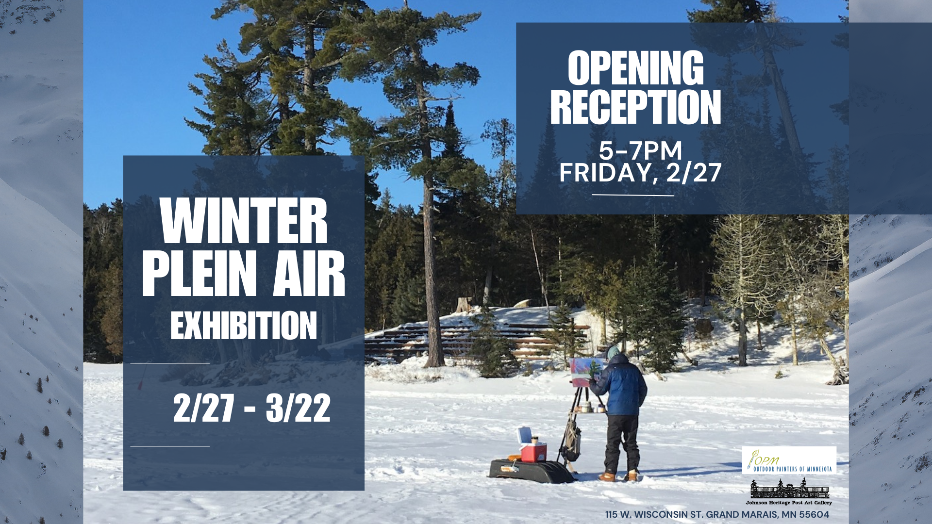 Gallery Exhibit: 2026 "Winter Plein Air"  