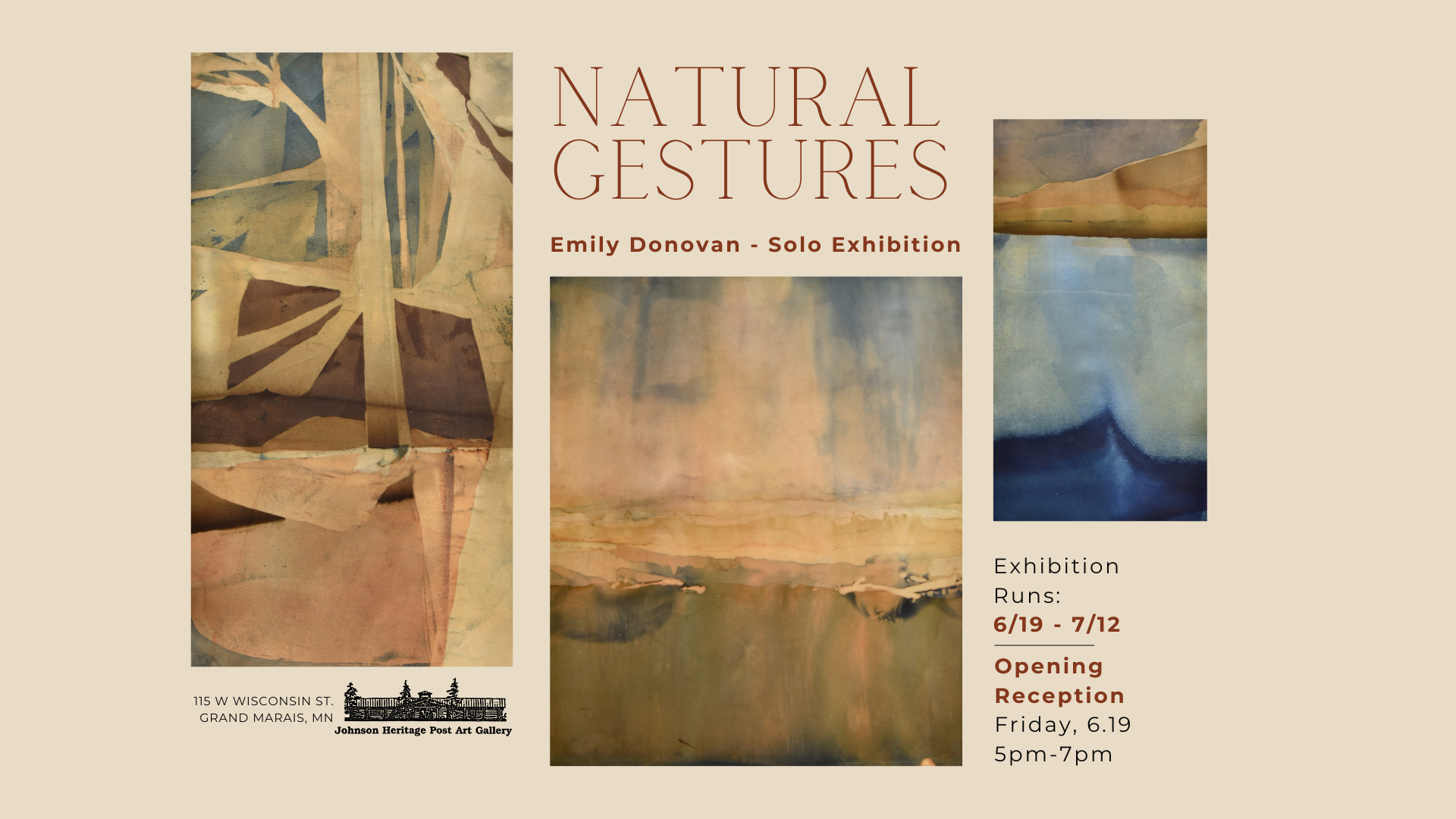 Gallery Exhibit: "Natural Gestures," a Solo Exhibition Featuring Artist Emily Donovan