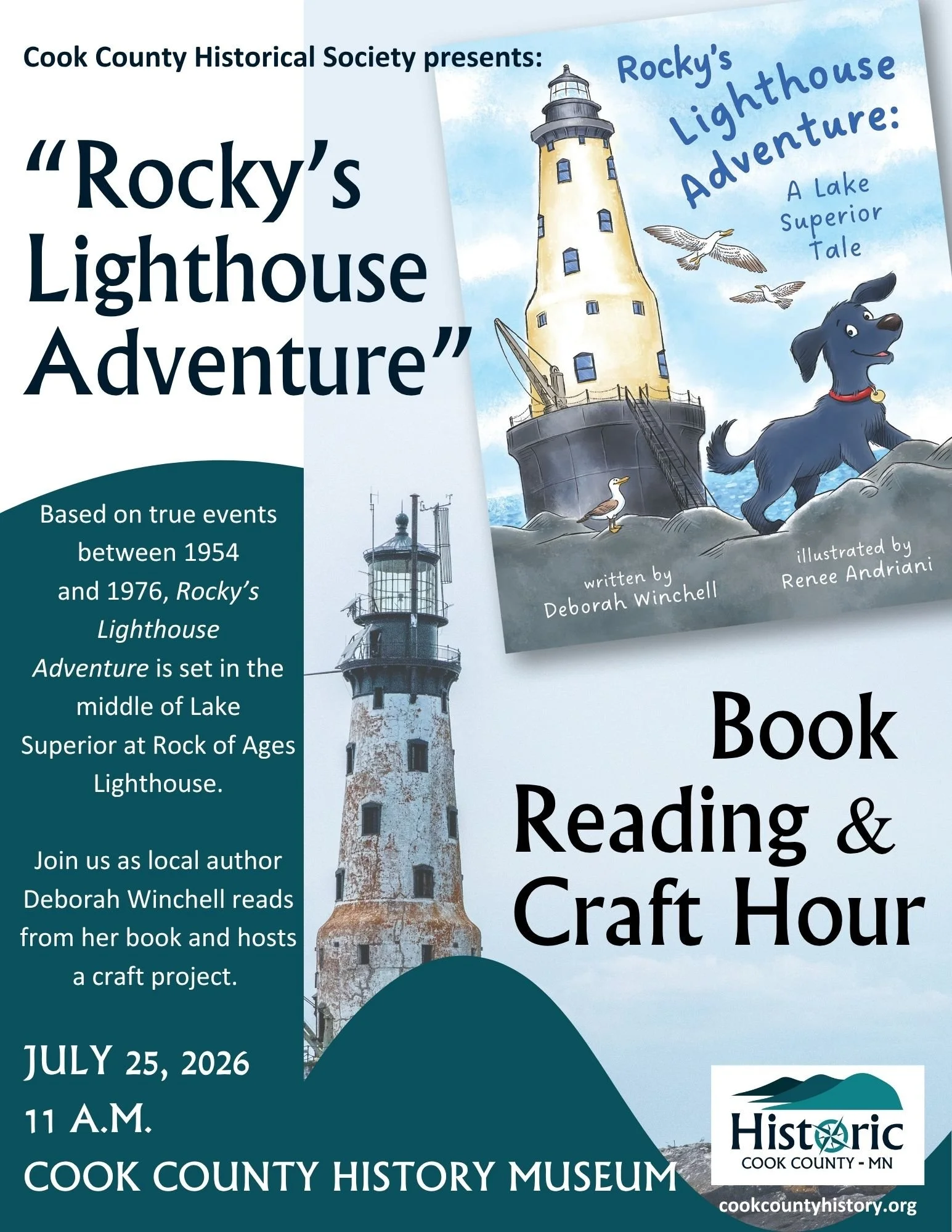 "Rocky's Lighthouse Adventure" Book Reading &amp; Craft Hour