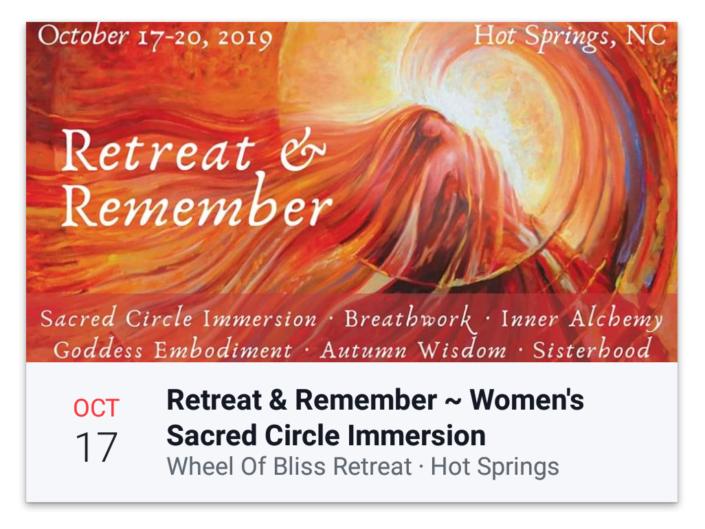 Retreat Remember Sacred Circle Immersion Jessica Ricchetti - 