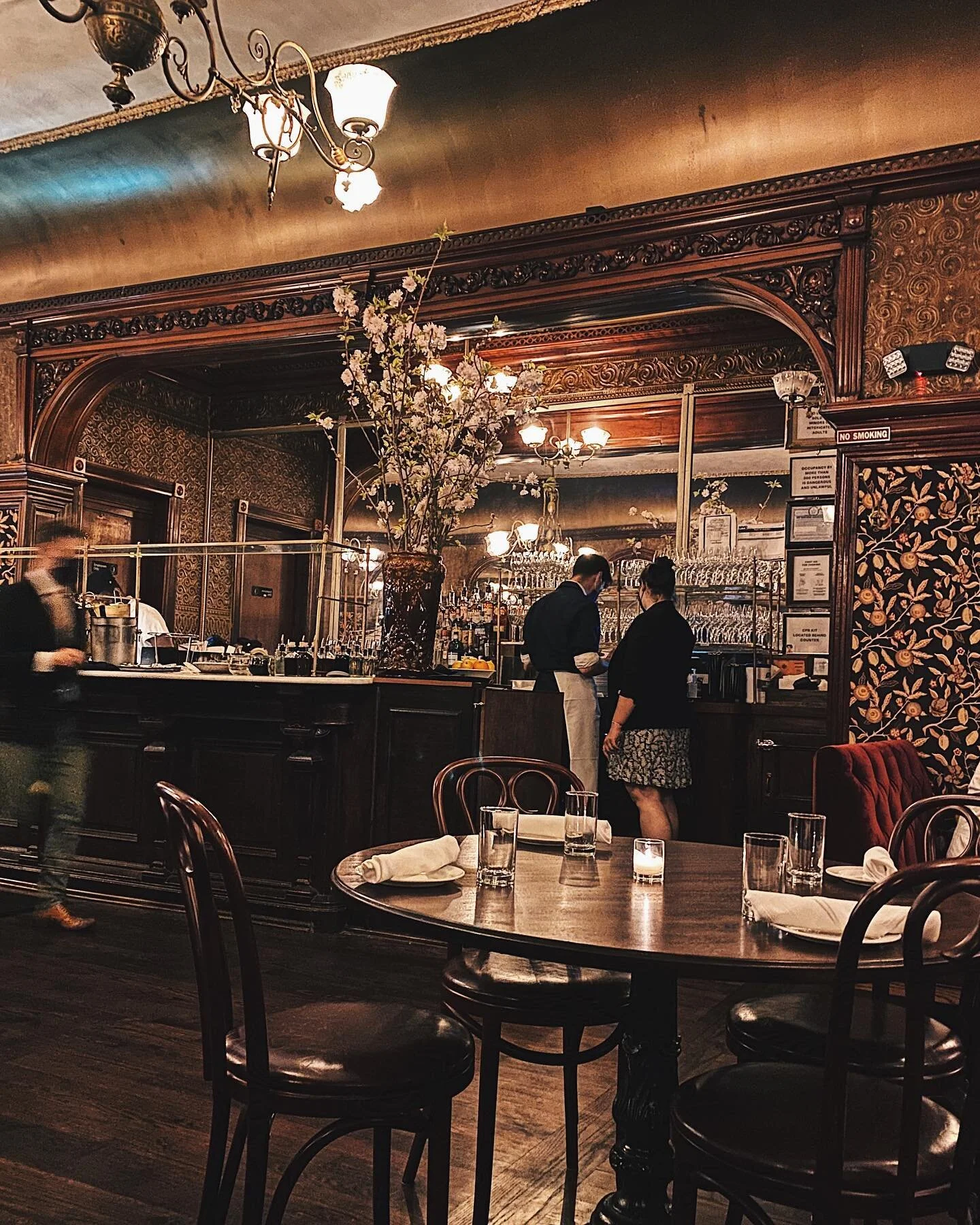 Gage & Tollner was founded in 1879 and sadly closed in 2004. However, they were able to find investors and beautifully restored this historical chophouse. It’s truly a hidden gem in Downtown Brooklyn – and proud to highlight the chef