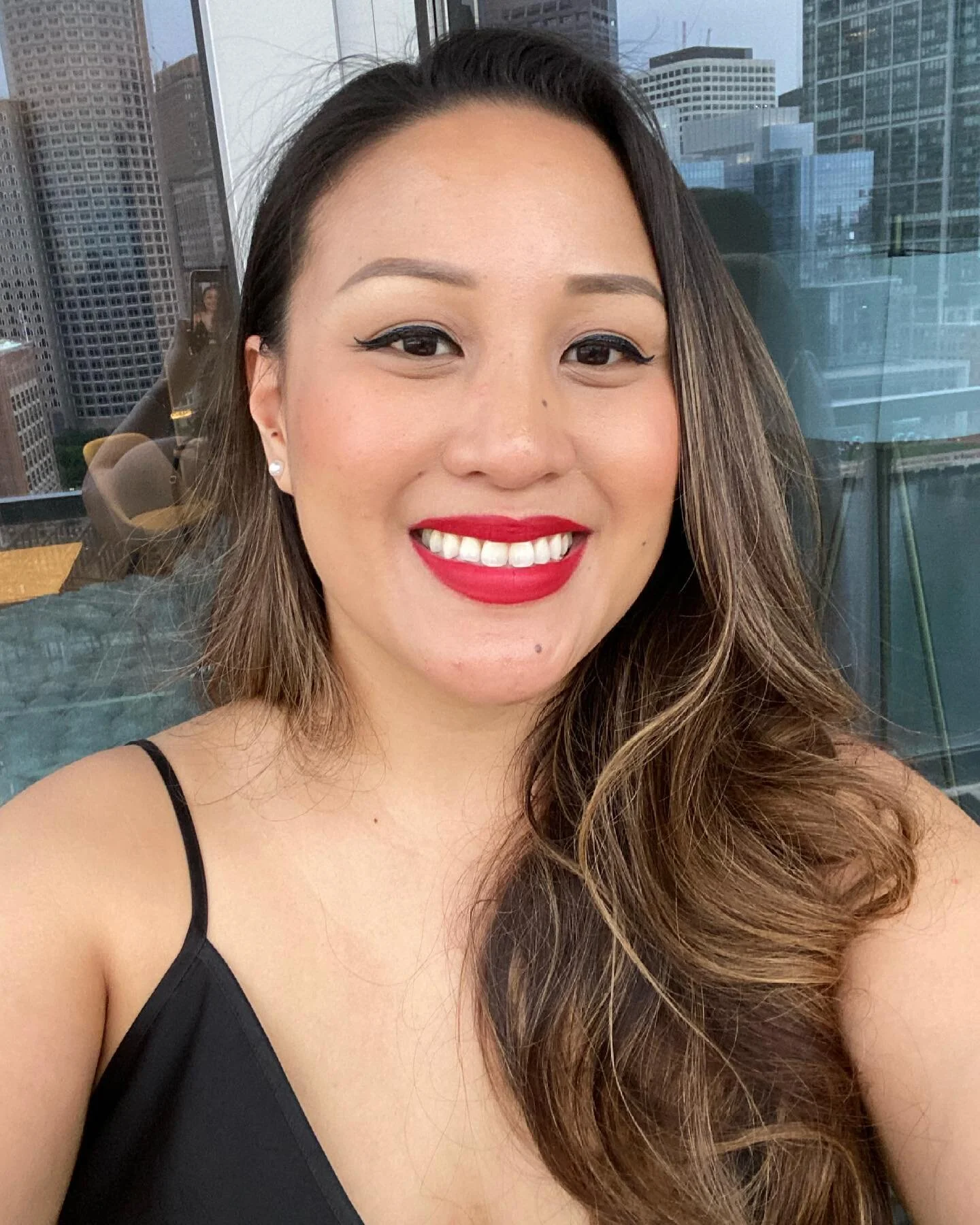 Red lipstick szn is back 💋 #getvaccinated