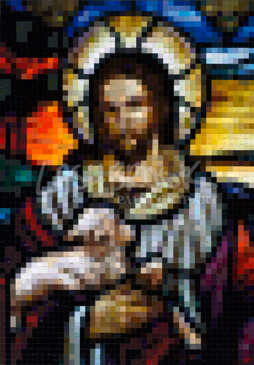 Stained Glass Jesus