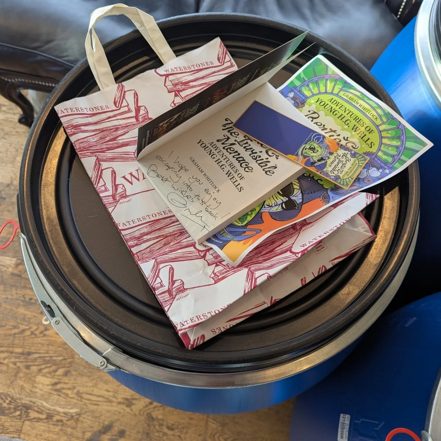 Thank you again  @thecrystalpalacechronicles for providing a signed copy of your book, Bertie &amp; The Invisible Menace to help out with the hurricane relief effort in Jamaica. 

The book will go to a young person directly impactthecrystalpalacechro