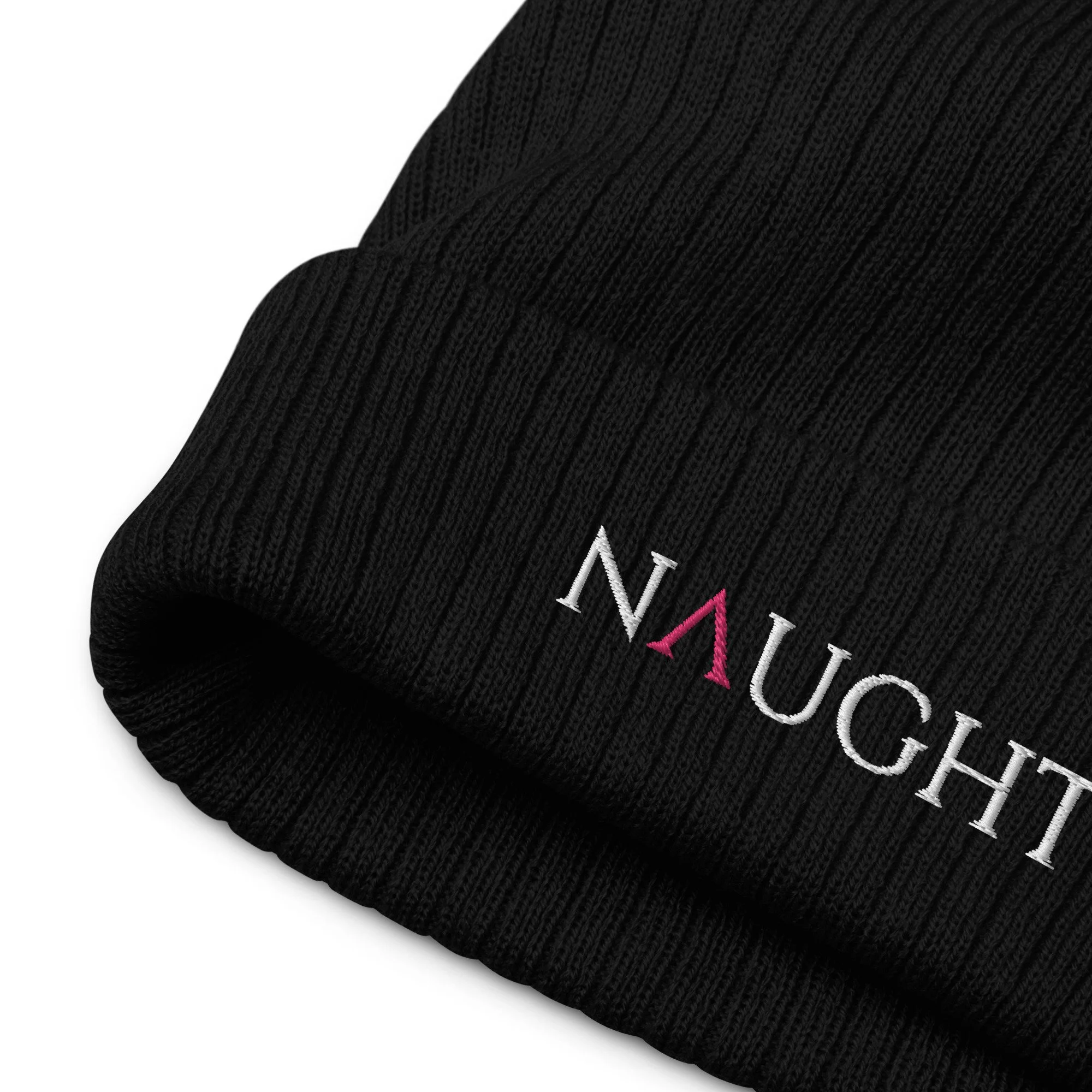 Stylish Black Knit Beanie Bro Knit Hat, Obsidian – SpearmintLOVE main image 4
