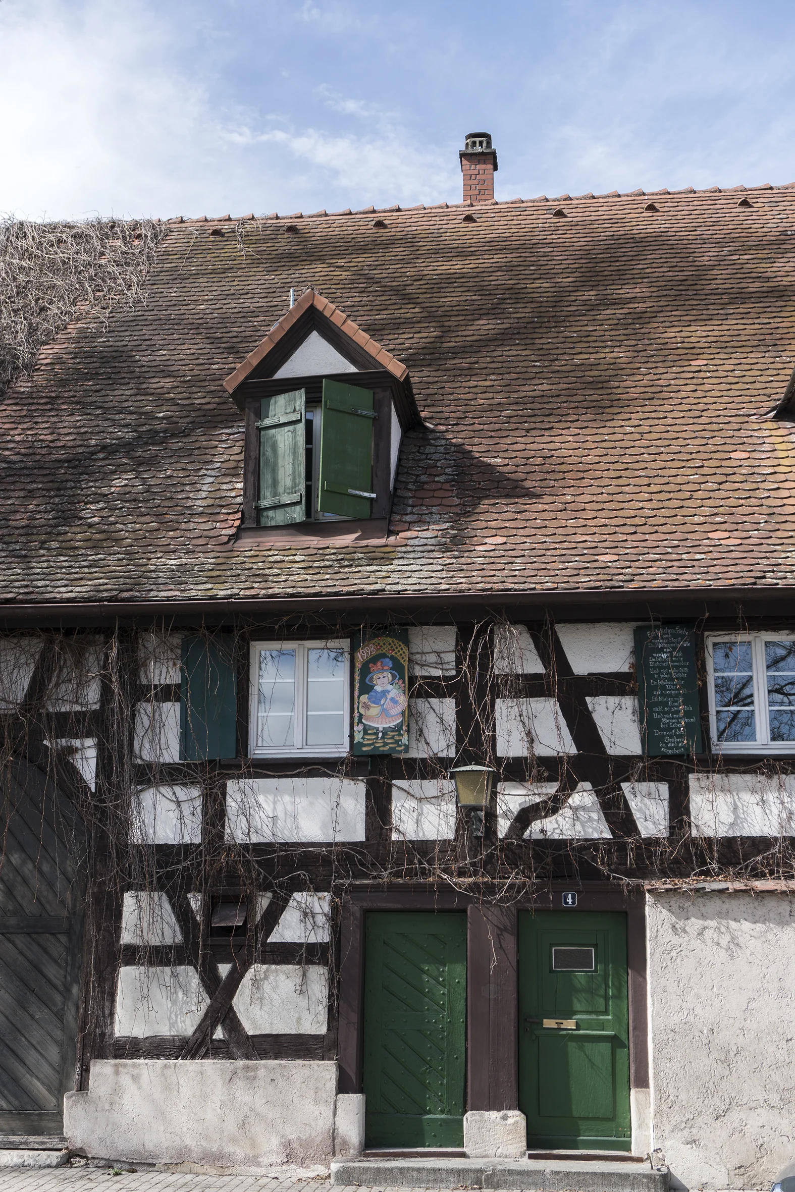 Maison à colombages...