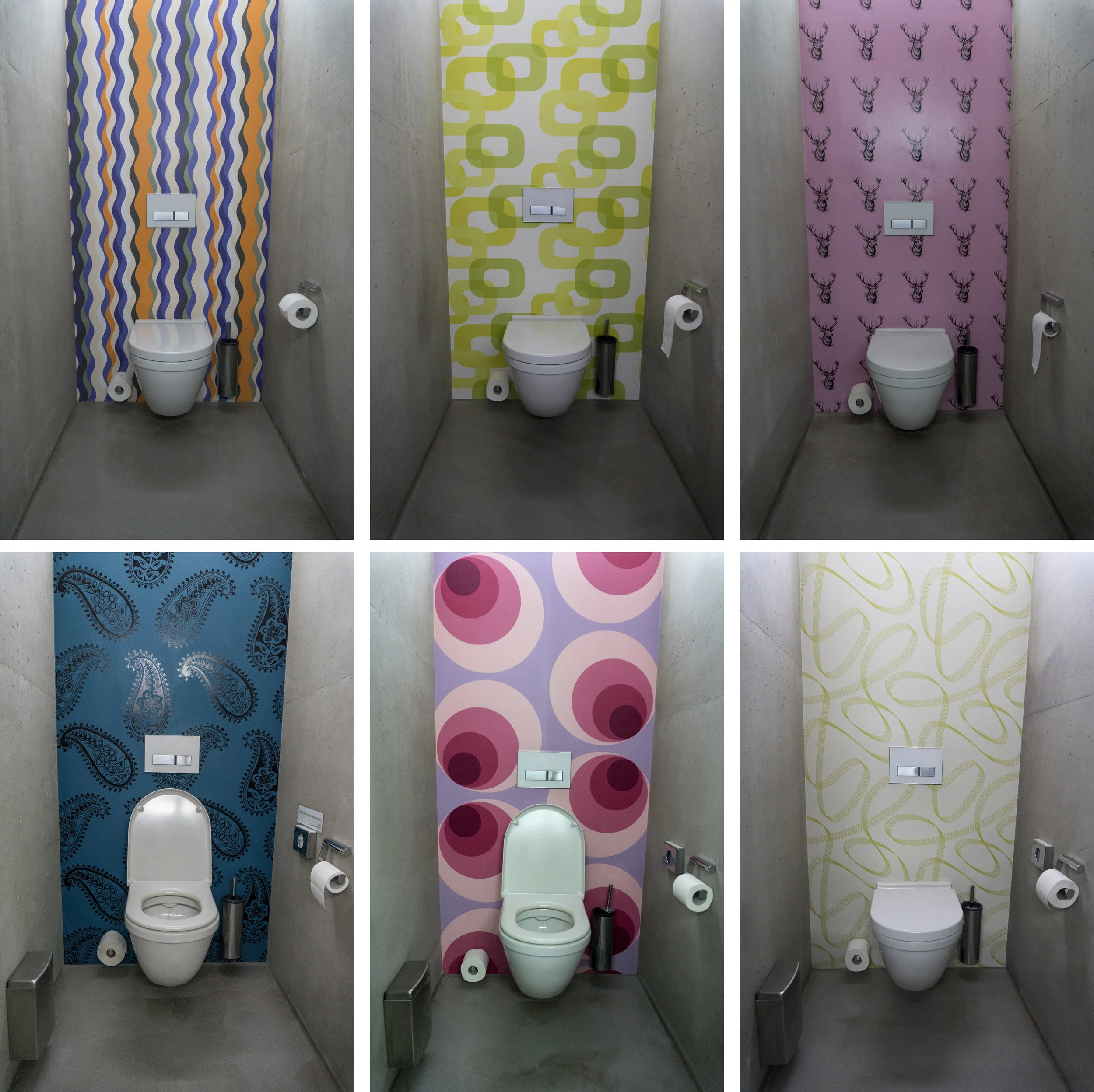 Oui... même les toilettes deviennent artistiques... le fantôme de Duchamp doit en rire sur son nuage dadaïste.
