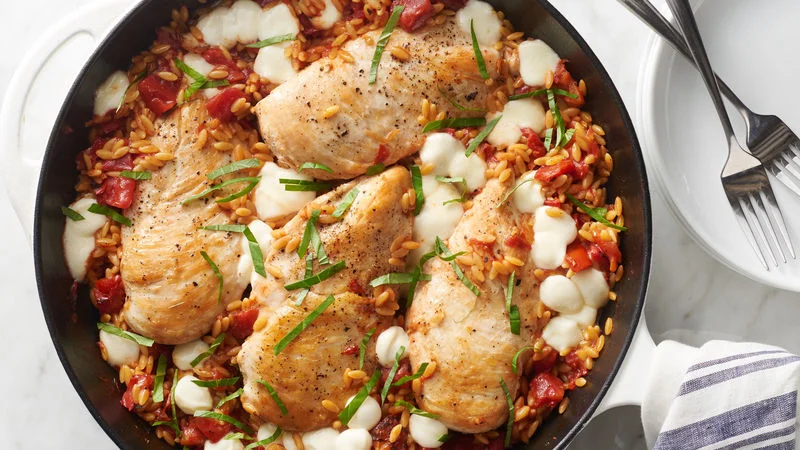 Caprese Chicken and Orzo Skillet_Wong.jpg