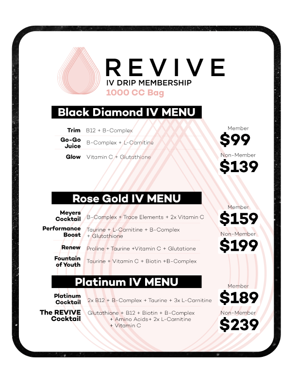 IV Drip Therapy — Revive