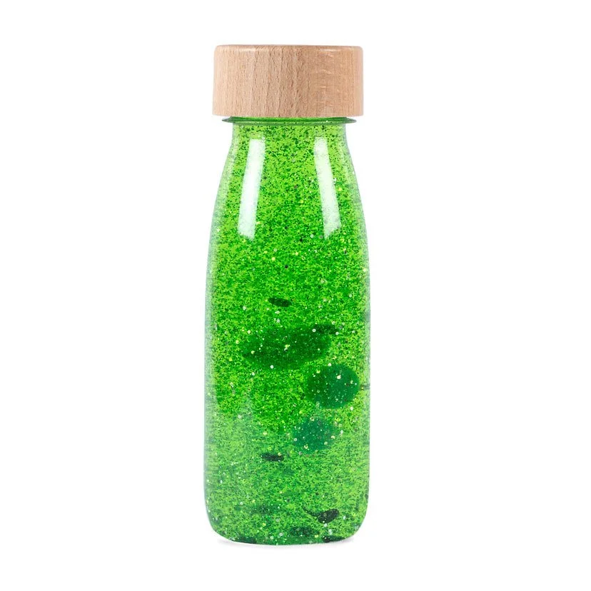 Green Float Sensory Bottle Petit Boum — The Yard