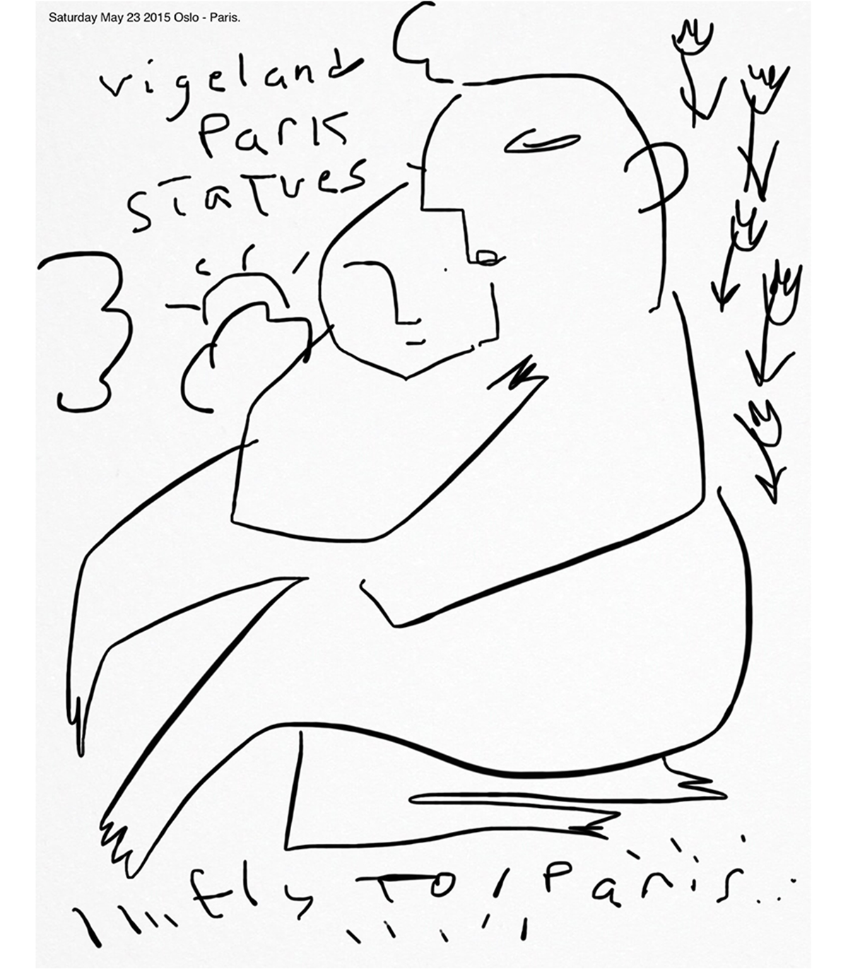 virginiahalstead.com/Drawings/Visited-Vigeland-Sculpture-Park-today.png