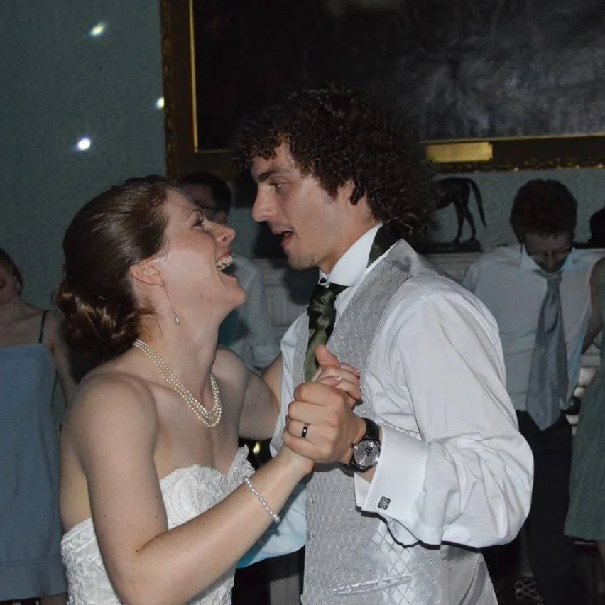 Sam and Sarah. The Jockey Club, Suffolk "Thank you ever so much for Saturday. We could not asked for a more perfect end to the evening. From the first dance to the acoustic sing along, so memorable. Everyone has said how wonderful and amazing you guys played. You both are highly recommended by me and Sam. I cannot say thank you enough for the work you put in for us to make Saturday so brilliant."