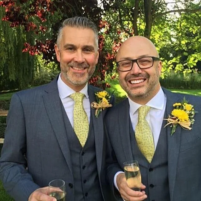 Phil and Trevor. Houchins, Essex "I know you said you'd add something special to our wedding day... I had no doubt you would...anyway, AMAZING from the Ceremony to Wonderwall at the end of our day. And thanks for letting my niece, Sofia, share the stage with you all...fab!"