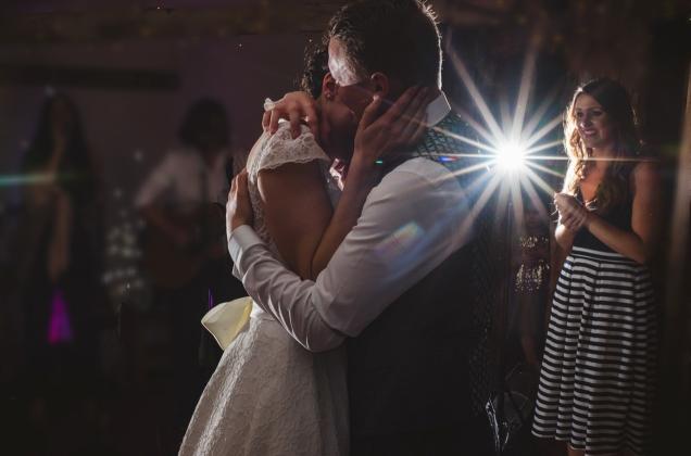 Our gorgeous couple Nicola and Dan’s first dance at Jimmy’s Farm in Suffolk. Photo credit - Sophie Duckworth.