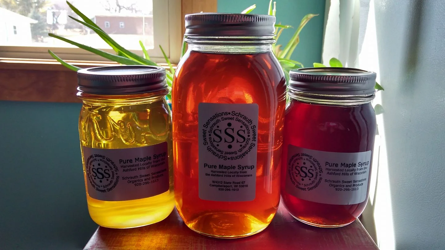 maple syrup varieties.