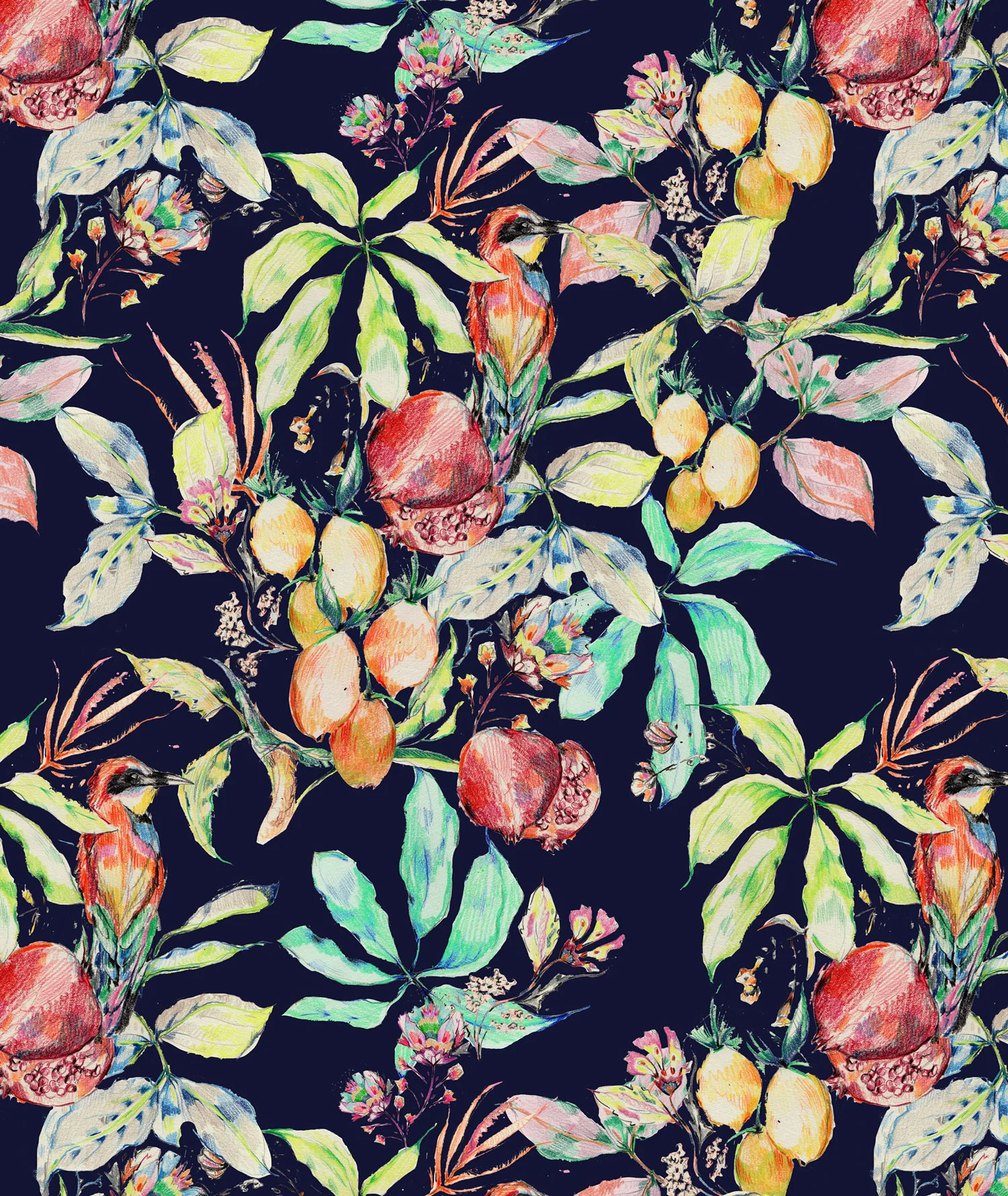 The work of artist Hillary Bott Sorrentino. Fashion. Illustration. Surface design.