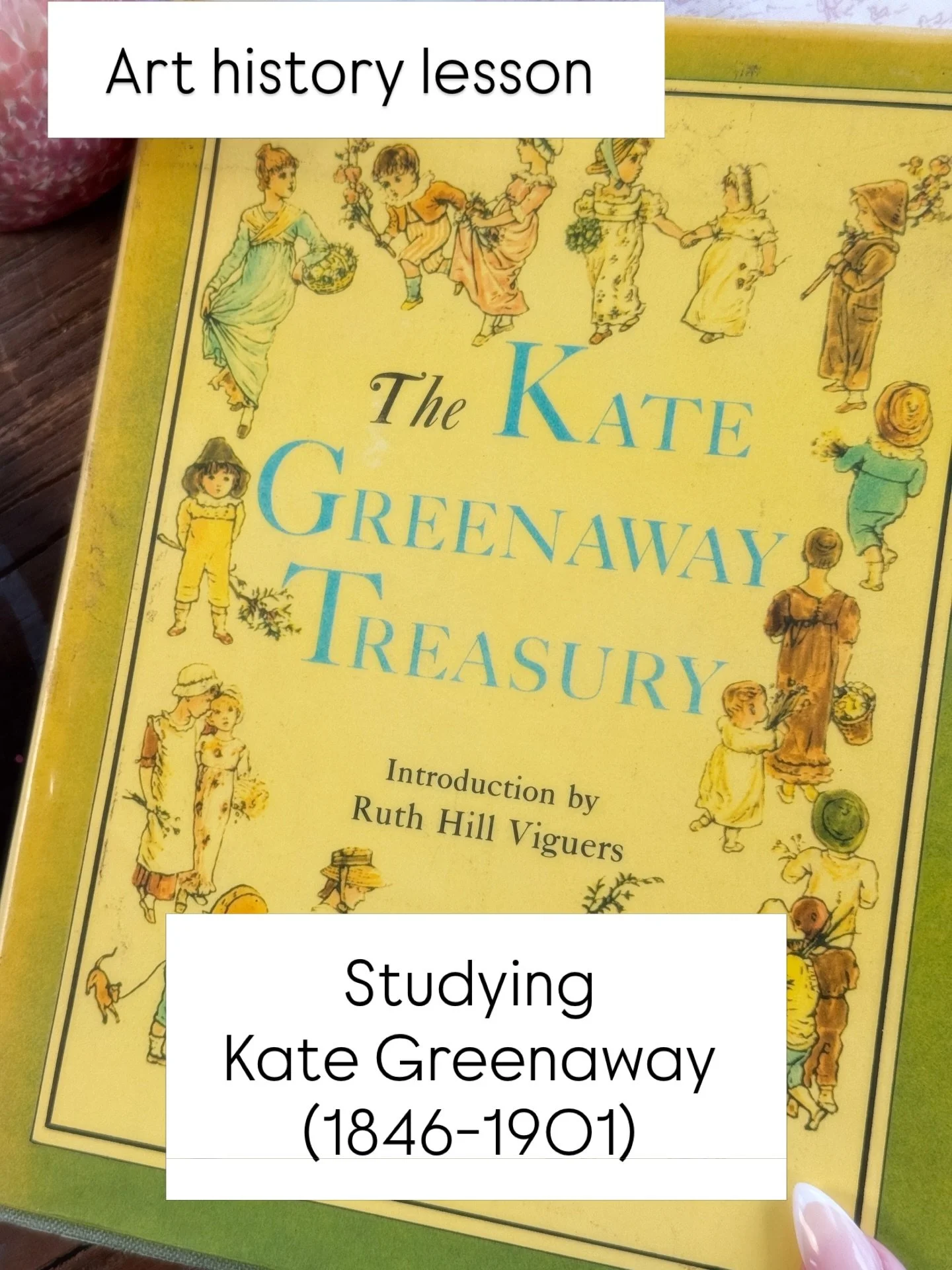 Studying 19th century illustrator Kate Greenaway.
The gentle and romantic way she illustrates pastoral scenes and women and children is amazing. I aim to bring that kind of emotion to my toiles.
Have you heard of her?