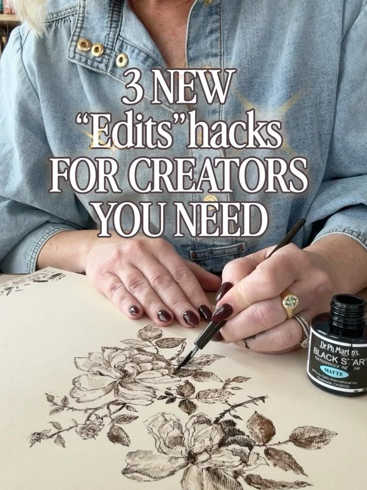 Hate the game not the player&hellip;

I&rsquo;m an artist and illustrator trying to grow, so I spend a lot of time in the edits app. 

These are all recent adds- that can help you hopefully streamline your process. 

Not totally sure how I feel about