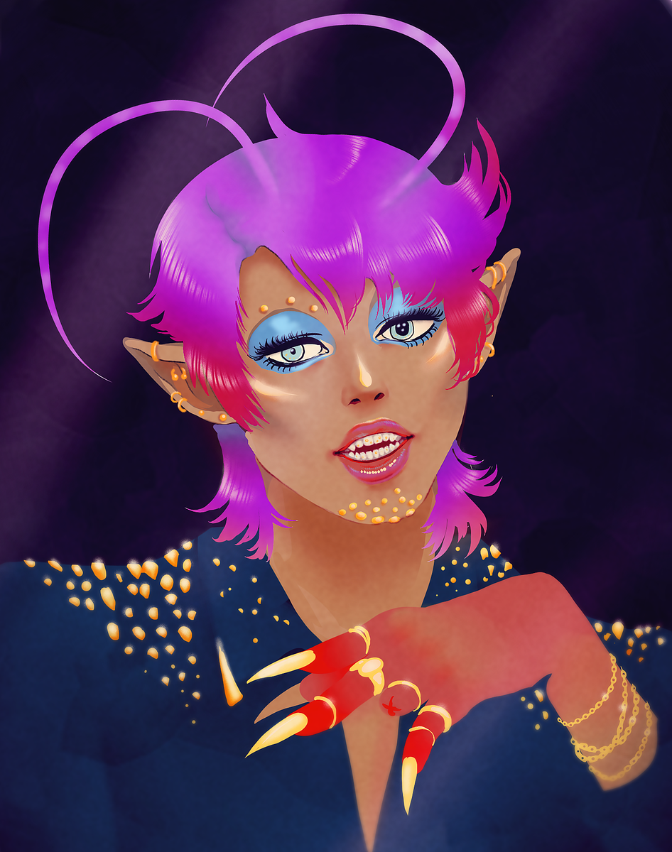 glam rock monster