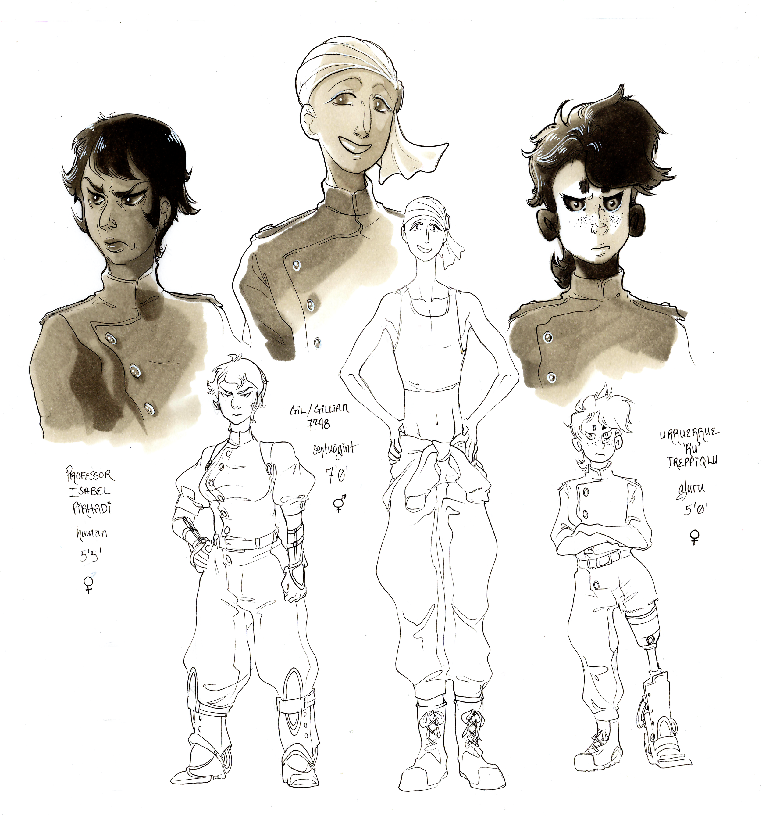 character design for broken cadence