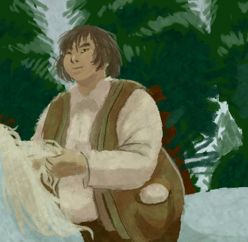 sage on horseback