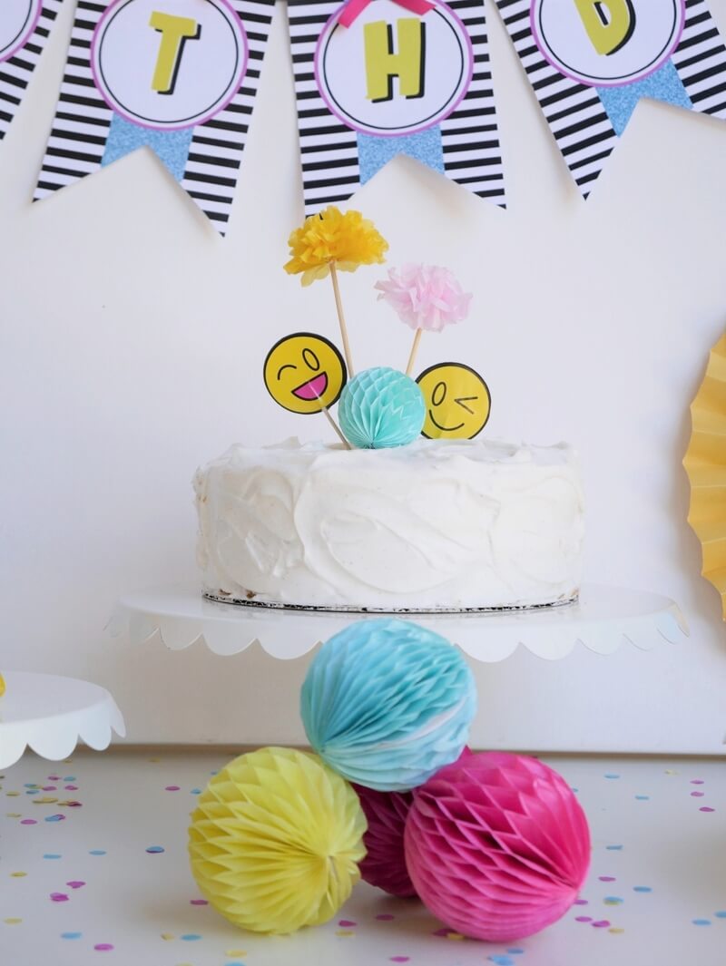 Emoji Birthday party idea.