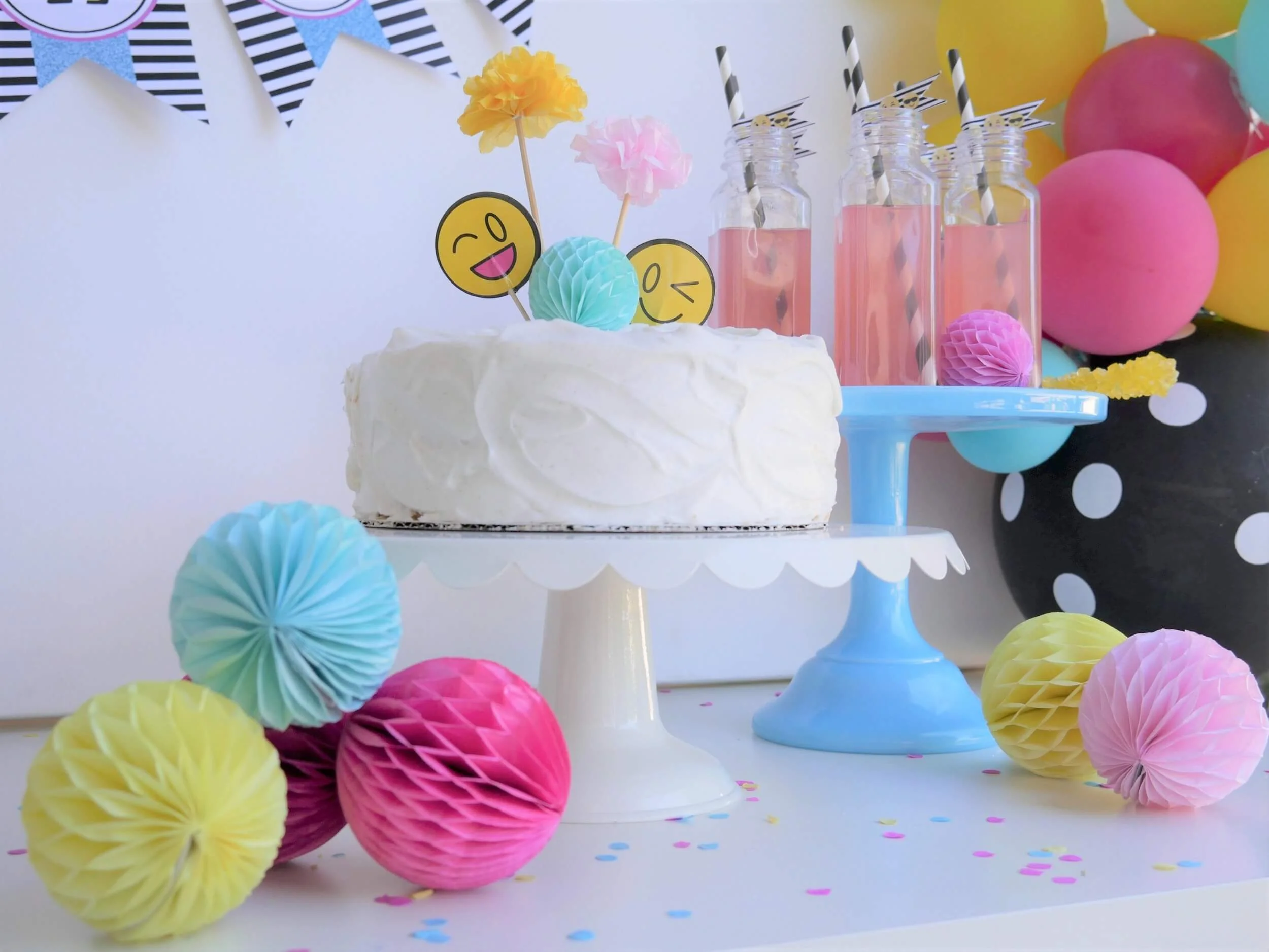 Emoji Birthday party ideas and desserts